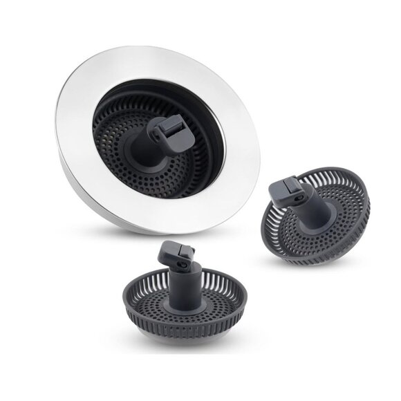 Hygie Rinse 3-in-1 Kitchen Sink Strainer Stopper Universal Pop Up Sink Drainer - Picture 1 of 6